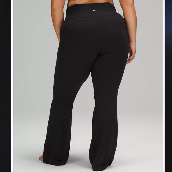 LULULEMON Groove Pant Flare Super High Rise Leggings * Black